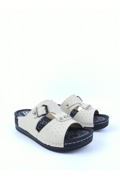 

slippers women nare beige orthopedik padded, Black