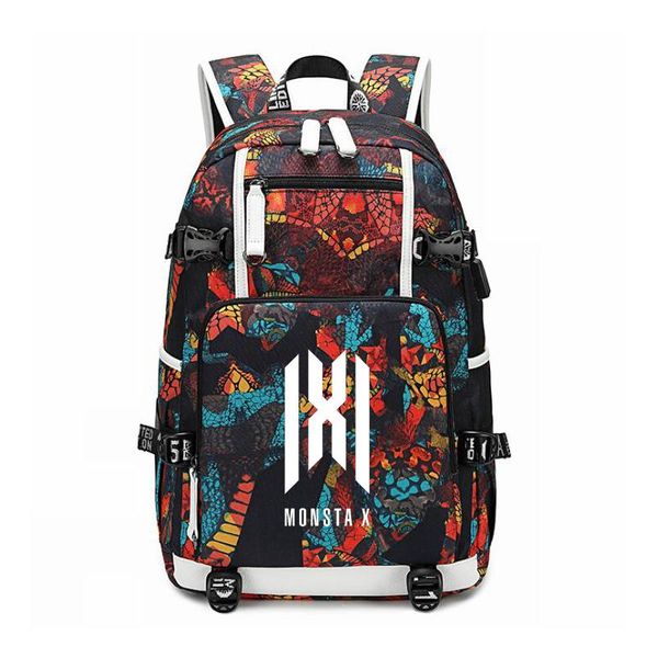 

backpack teenager backpacks bags 18 inch waterproof bookbag monsta x travel college men for boys lapmochila masculina