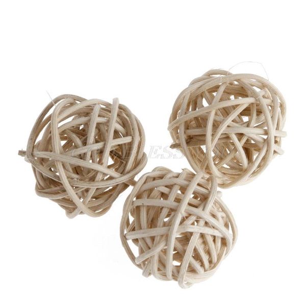 

other bird supplies 3pcs pet bites toys chew parakeet parrot balls drop