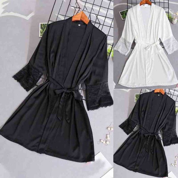 

customized production of lace pajamas, imitation silk pajamas and home clothes 211201