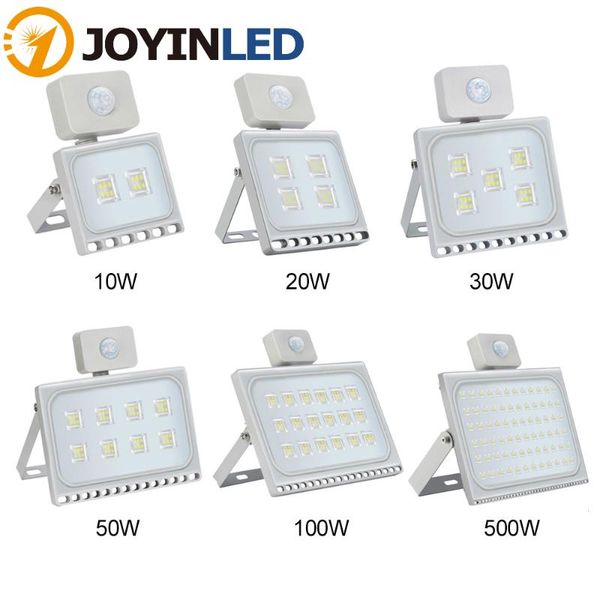 

floodlights 220v 10w 100w led motion sensor floodlight outdoor waterproof searchlight induction street light projector lamp