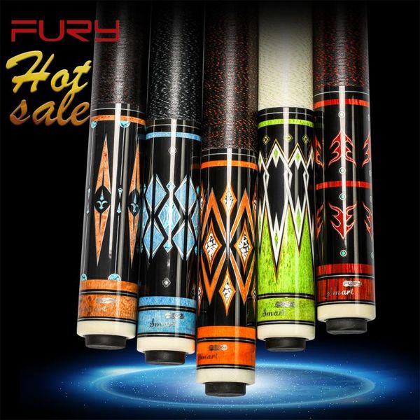 

original fury dp pool cue stick kit billiard 13mm tip professional hard maple athlete digital decal linen thread wrap cues