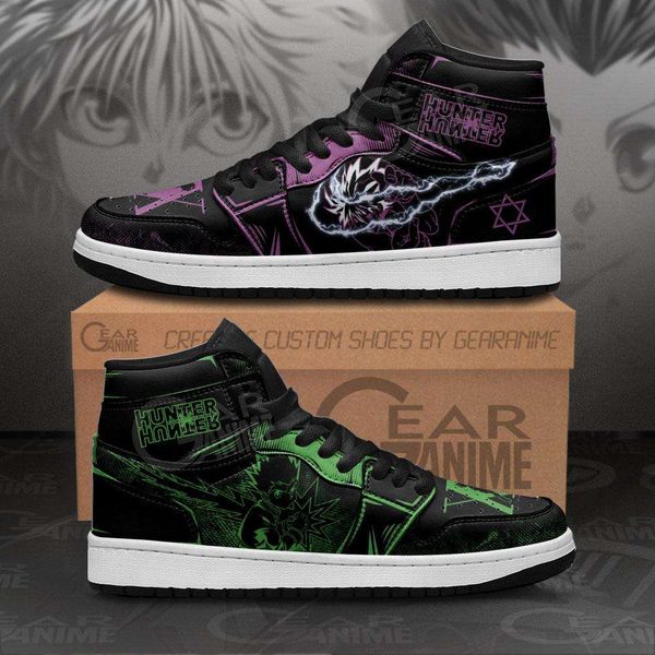 

customization hxh gon and kila sneakers hunter x custom anime shoes