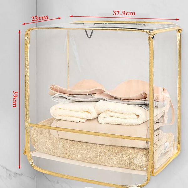

storage bags 4 colors waterproof transparent bathroom bag for clothes phone shower organizers