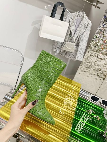 

boots women's short heel leather casual fall winter fashion size 36-41 4641134, Black