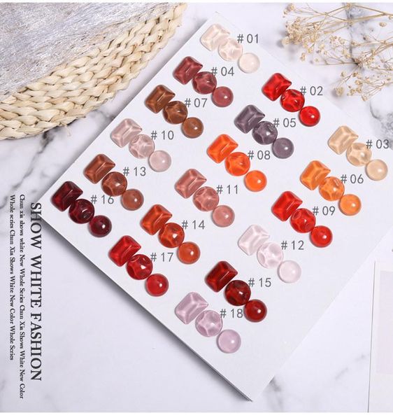 

nail polish color rainbow gel orange 15ml soak off semi permanent uv led lacquer art beauty manicure salon