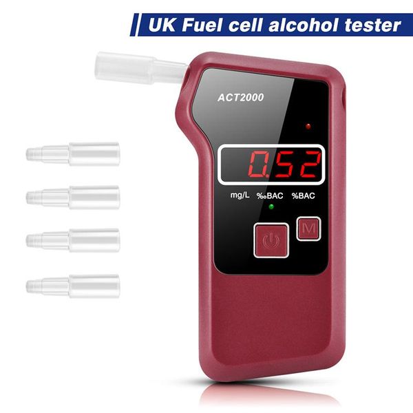 

professional digital alcohol breath tester breathalyzer analyzer detector breathalizer breathalyser lcd screen alcoholism test