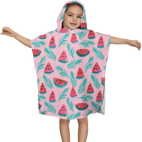 

towel watermelon kids hooded bath for children