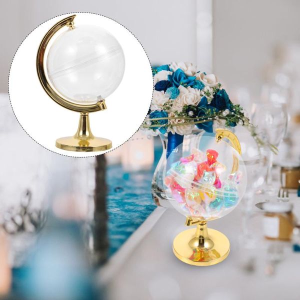 

gift wrap 10pcs transparent pvc round candy box decoration cake display