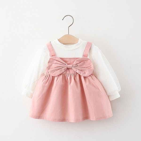 

girl's dresses (5 pieces/lot) 2021 arrival fall dress 070610, Red;yellow