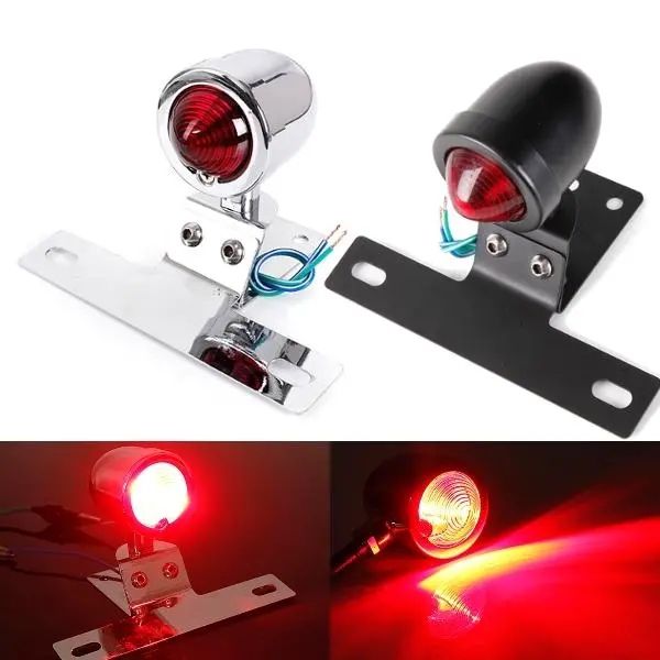 

motorcycle bullet rear tail slight brake lamp for harley