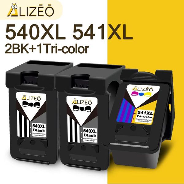 

ink cartridges alizeo compatible with for canon pg 540 xl cl 541xl cartridge chip replacement mg3150 mg3250 mg3550 mg4250