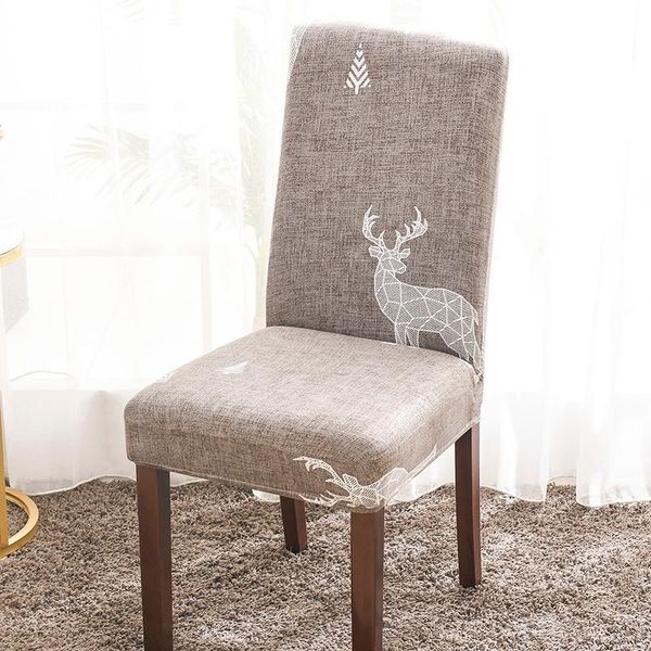

chair covers stretch floral dining cover without armrest universal slipcover non-slip dustproof kitchen seat case for banquent