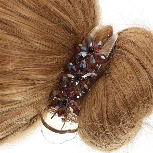 

hair clips fashion woman clip girl flower claw large delicate