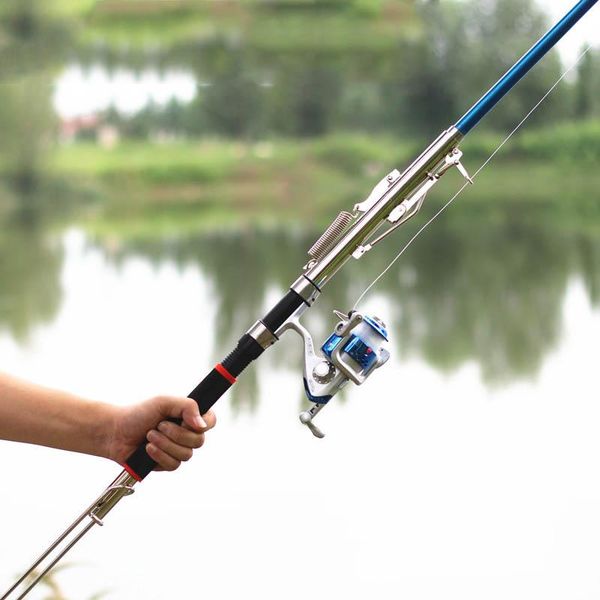 

boat fishing rods automatic rod sea river lake pool spinning holder carp pole jigging with steel hardware peche