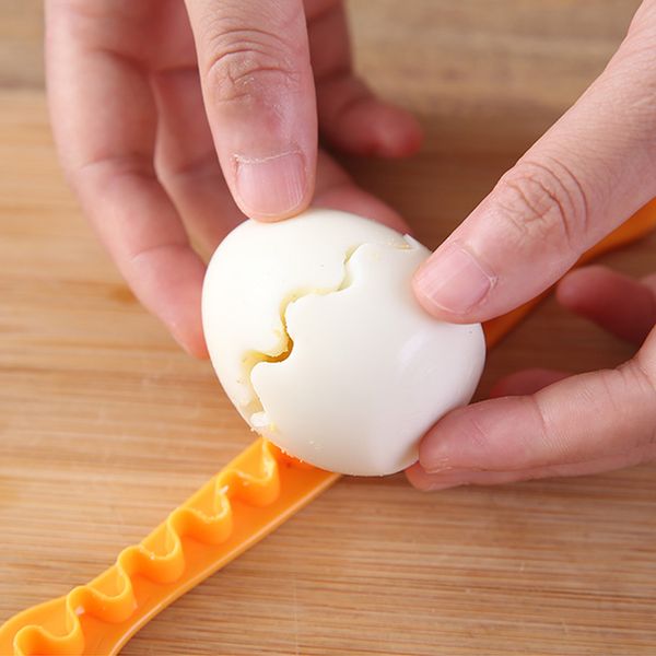 2 Stück Fancy CutEggs Cutter Haushalt gekochte Eier kreative Werkzeuge Bento Schnittblumenformer Küchenzubehör VERKAUF