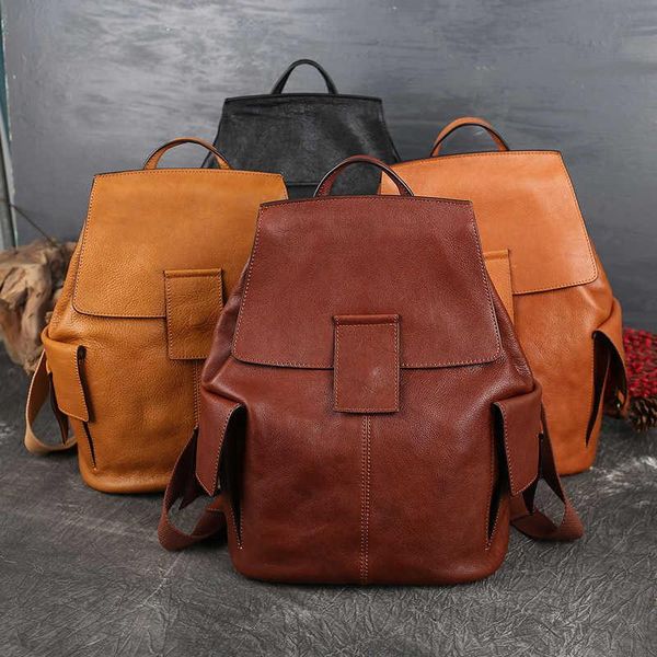 

school bags national style leather women's bag in summer 2021