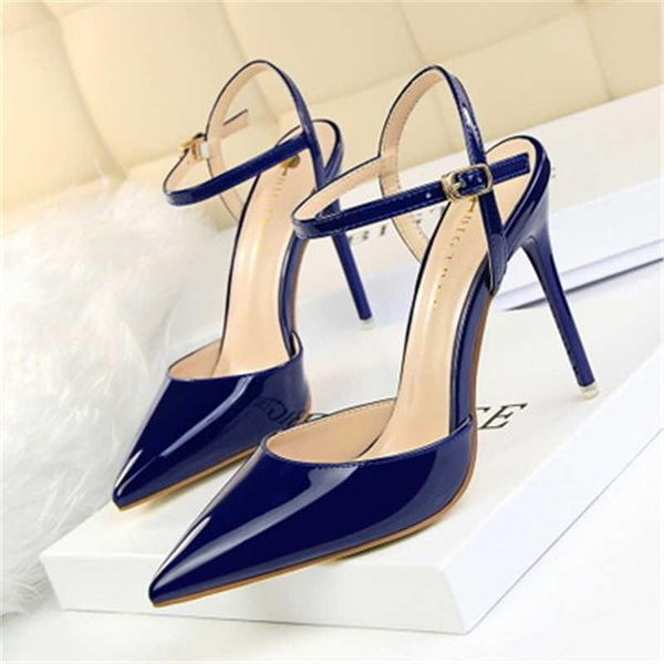 

dress shoes female high heel summer 2021 women sandalias woman pointed toe sandals ladie heels stiletto eu 34-40 black