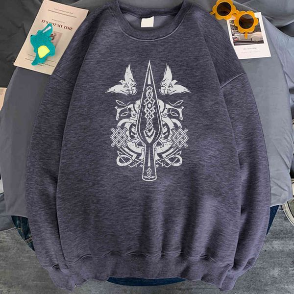 

men's hoodie, long sve round neck, chine culture printing, autumn fashion, Black