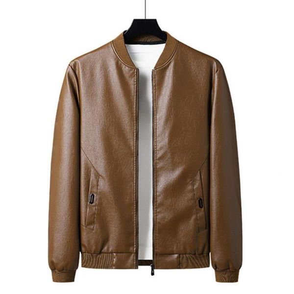 

running jackets biker jacket pockets men coat winter fabulous, Black;red