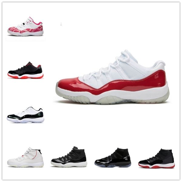 

[with box]11 11s 25th anniversary bred 45 men basketball shoes indigo game royal reverse game mens women sports sneakers