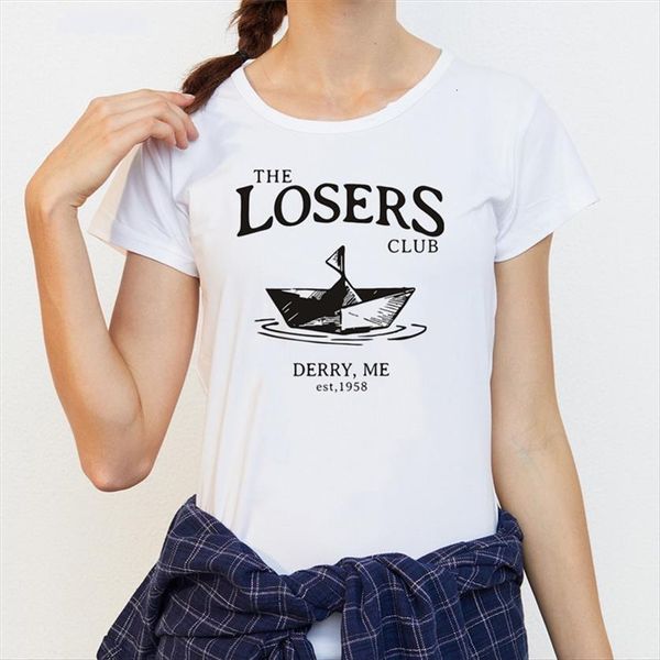 

short sleeved fashion the losers womens t shirts club pennywise printed alphabet female top, White
