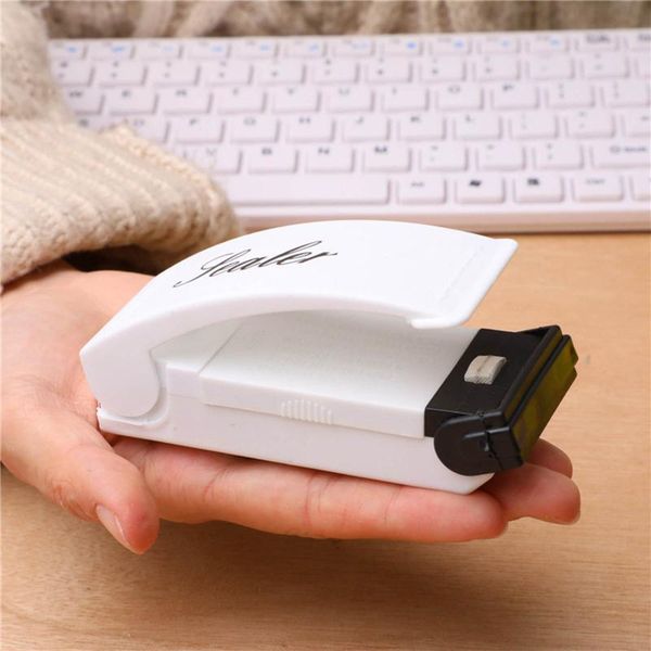 

bag clips mini sealing machine hand pressure heat plastic food packaging kitchen storage accessories
