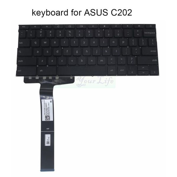 

computer keyboard for asus chromebook c202 c202x c202xa c210 c210pa c201ca english keyboards lapsales parts nsk-uzbsn 01 replacement
