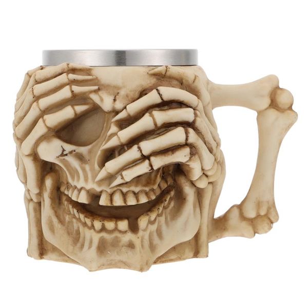 

mugs 1pc creative shape cup with handle resin stainless steel mug