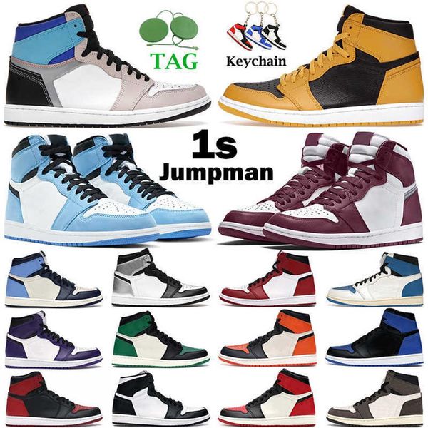

men women jumpman basketball shoes 1s high og 1 bordeaux prototype electro orange shadow hyper royal university blue chicago pollen mensa23