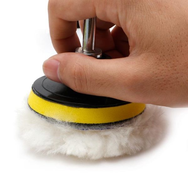 

pcs 3/4/5/6/7\" buffing sponge polishing pad kit set for car polisher buffer 270e