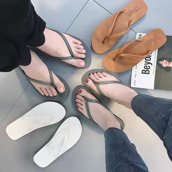 

slippers flip flop for women fashion lovers summer personality outdoor women's sandals, Black