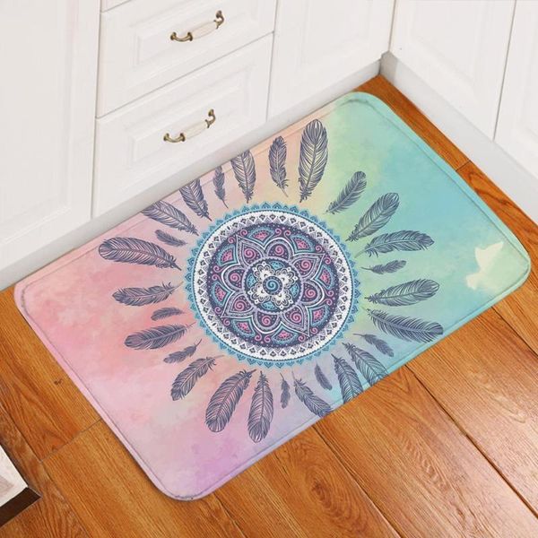 

carpets boho home decor carpet neon non-slip doormat floor entryways indoor front door mat kids bath