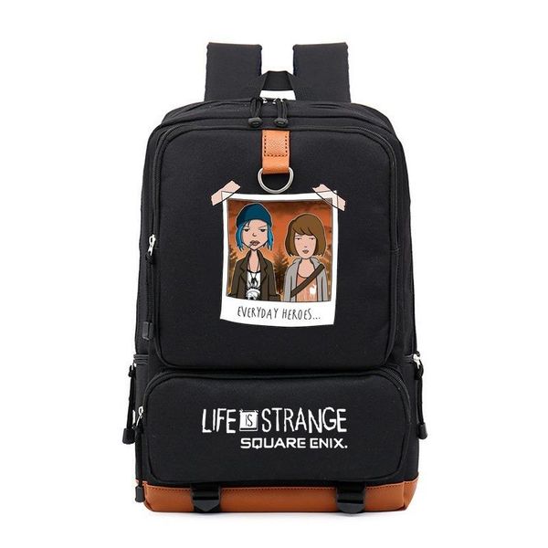 

backpack life is strange cosplay canvas student schoolbag travel bags