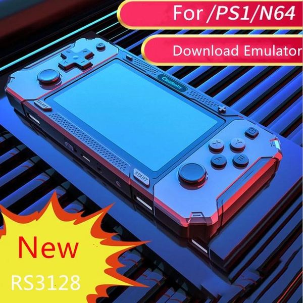 

coolbaby rs3128 retro handheld game console hd joystick support double player video for ps1 kid's portable players