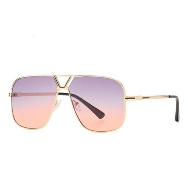 

sunglasses quadrant women fashion oversized metals frame vintage glass men shades retro gradient colours oculos uv400, White;black