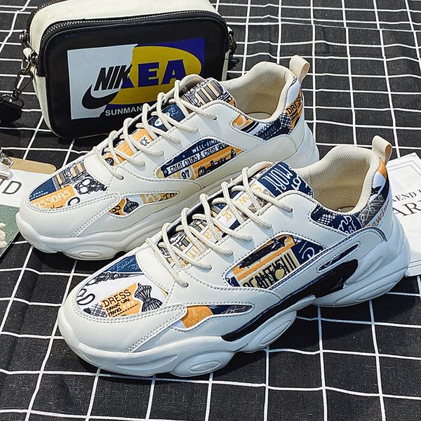 

trainers shoes for men women fashion black white orange gray blue comfortable breathable -19 sports sneakers outdoor shoe size 36-44