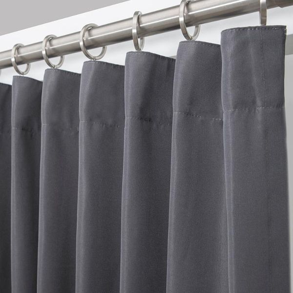 

curtain & drapes curtains for bedroom dormitorio kitchen white grey fabric hook on and full pleated style window rideau exterieur