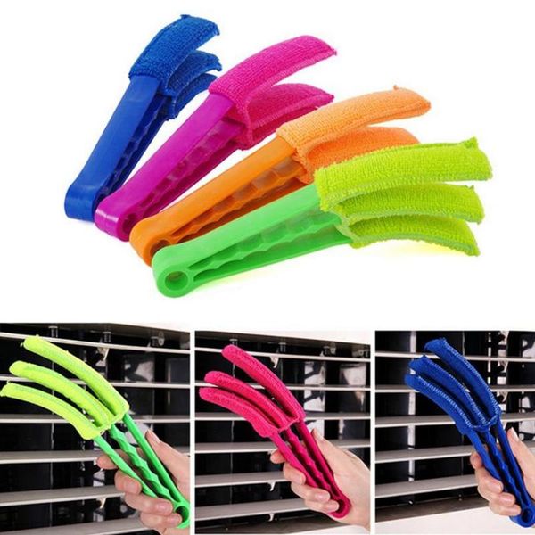 

car sponge cleaning clip brush head removable and washable blinds air conditioning outlet dead angle gap