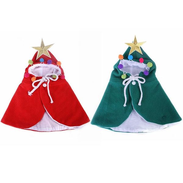

pet christmas cape clothes turn funny cat cloak home supplies costumes