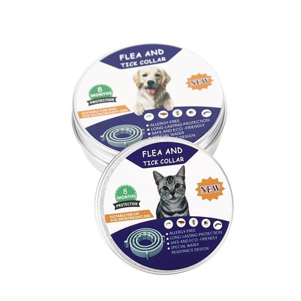 

dog collars & leashes cats dogs collar 8-month lasting flea tick prevention mosquitoes repellent insect