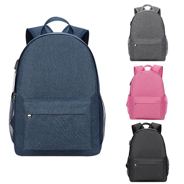 

outdoor bags -fashion lapusb backpack schoolbag anti-theft male travel casual