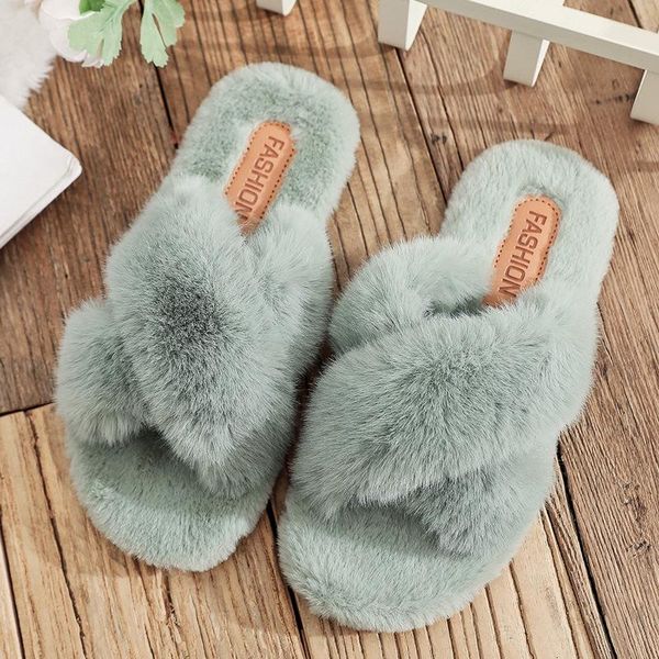 

slippers furry fur slides for women luxury winter ladies indoor and outdoor pink black fluffy warm