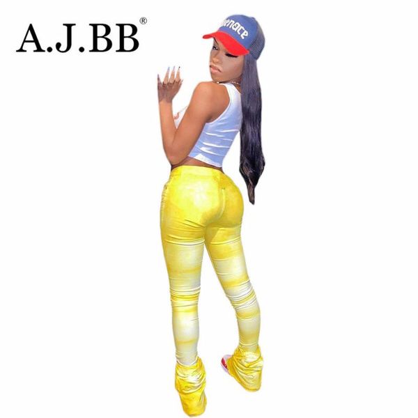 

spring 2021 fashion tie-dye printed casual bell pants slim high waist elastic band ladies trousers women's & capris, Black;white