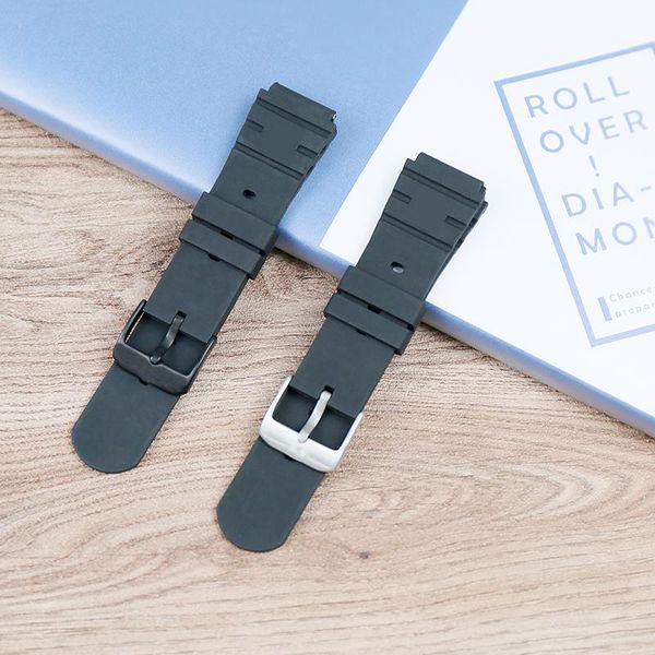 

watch bands accessories soft silicone strap for lumenos men's military 3000 3001 3901 raised 21mm black ladies rubber, Black;brown