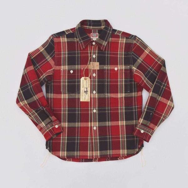 

men's casual shirts bob yarn dong dyed cotton checked asymmetrical pockets plaid work, White;black