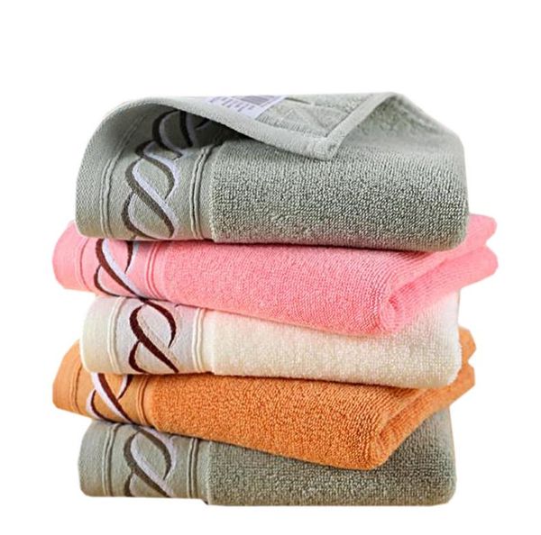 

towel 4 colors available face healthy cotton 35x75cm bathroom men women basic towels
