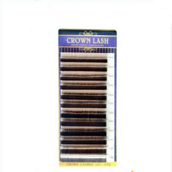 

wholesale volume lash extension brown c d-0.07 7-15mm mixed size tray sale 1