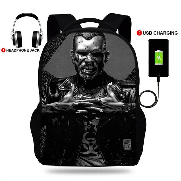 

backpack multifunction usb charging for teenagers boys&girls school bagsvampire the masquerade bloodlines 2 print travel bag