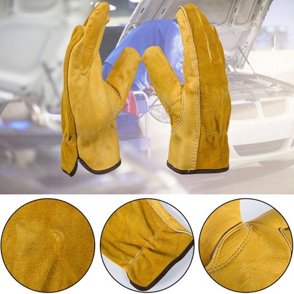 

disposable gloves thorn proof non-slip gardening anti-puncture hands protection leather working for digging planting garden tools
